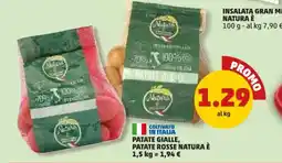 PENNY Patate gialle, patate rosse Natura è offerta