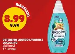 PENNY Detersivo liquido lavatrice Coccolino offerta
