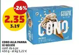 PENNY Cono alla panna Le Gelizie offerta