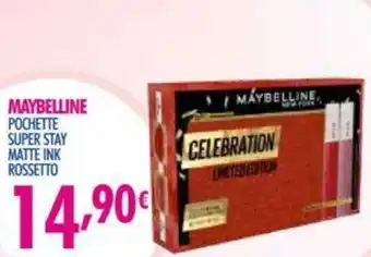 Acqua & Sapone Maybelline Pochette Super Stay Matte Ink Rossetto offerta