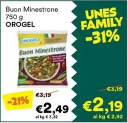 Unes Buon Minestrone OROGEL offerta
