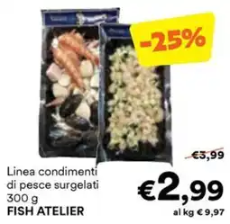 Unes Linea condimenti di pesce surgelati FISH ATELIER offerta