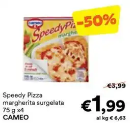 Unes Speedy Pizza margherita surgelata CAMEO offerta