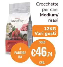 ZooPlanet Crocchette per cani Medium/maxi ItalianWay offerta