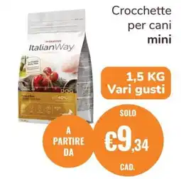 ZooPlanet ItalianWay Crocchette per cani mini offerta