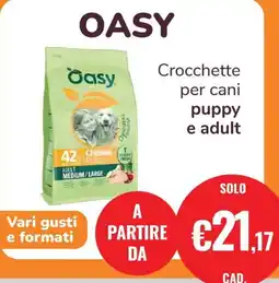 ZooPlanet Oasy Crocchette per cani puppy e adult offerta