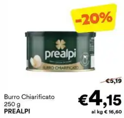 Unes Burro Chiarificato PREALPI offerta