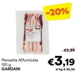Unes Pancetta Affumicata Gardani offerta