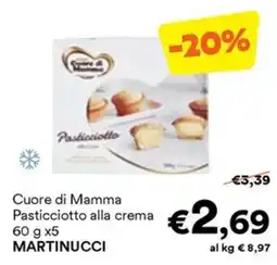 Unes Cuore di Mamma Pasticciotto alla crema offerta