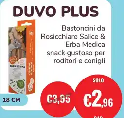 ZooPlanet Duvo Plus Bastoncini da Rosicchiare Salice & Erba Medica offerta