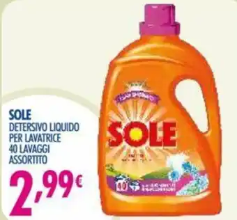 Acqua & Sapone Sole Detersivo Liquido per lavatrice 40 lavaggi offerta