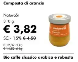 NaturaSì Composta di arancia NaturaSi offerta