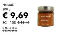 NaturaSì NaturaSi crema di nocciola offerta