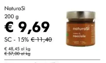 NaturaSi crema di nocciola