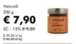 NaturaSì NaturaSi crema di mandorle offerta
