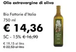 NaturaSì Olio extravergine di oliva Bio Fattorie d'Italia offerta