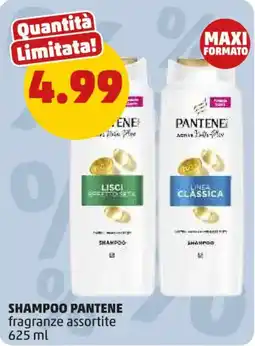 PENNY Shampoo Pantene fragranze assortite offerta