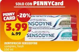 PENNY Dentifricio Sensodyne complex, fresh offerta
