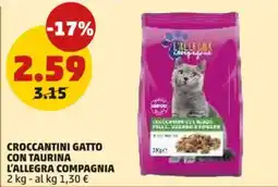PENNY Crocchettini gatto con taurina L'Allegria Compagnia offerta