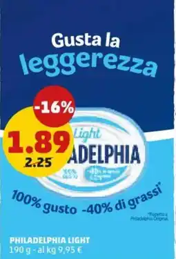 PENNY Philadelphia Light offerta