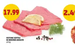 PENNY Fettine sottili di bovino adulto offerta