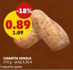PENNY Ciabatta semola offerta
