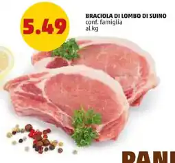 PENNY Braciola di lombo di suino offerta