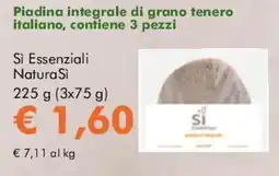 NaturaSì Piadina integrale Si Essenziali NaturaSi offerta