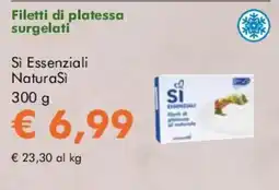 NaturaSì Filetti di platessa surgelati Si Essenziali NaturaSi offerta
