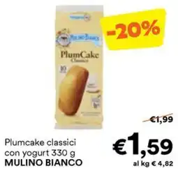 Unes Plumcake classici con yogurt MULINO BIANCO offerta