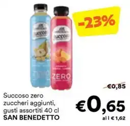 Unes Succoso zero SAN BENEDETTO offerta