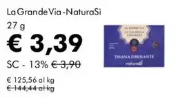 NaturaSì Tisana drenante NaturaSi offerta