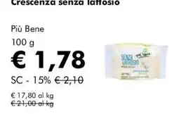 NaturaSì Più Bene Crescenza senza lattosio offerta