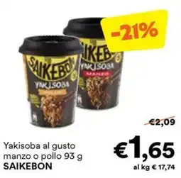 Unes Yakisoba manzo SAIKEBON offerta