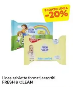 Unes Linea salviette formati assortiti FRESH & CLEAN offerta