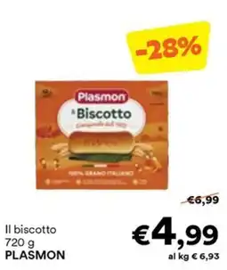 Unes Il biscotto PLASMON offerta