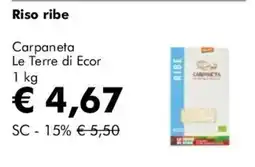 NaturaSì Riso ribe Carpaneta offerta