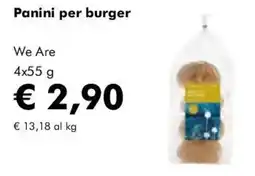 NaturaSì We Are Panini per burger offerta