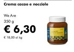 NaturaSì Crema cacao e nocciole We Are offerta