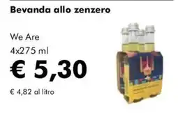 NaturaSì We Are Bevanda allo zenzero offerta
