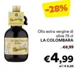 Unes Olio extra vergine di oliva LA COLOMBARA offerta