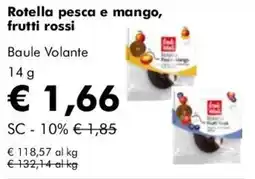 NaturaSì Rotella pesca e mango, frutti rossi Baule Volante offerta