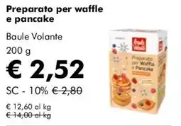NaturaSì Preparato per waffle e pancake Baule Volante offerta