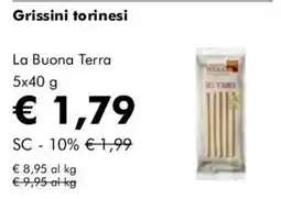 NaturaSì Grissini torinesi La Buona Terra offerta