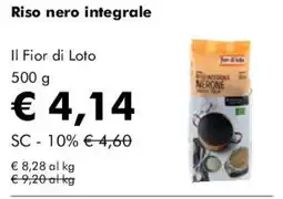 NaturaSì Riso nero integrale Il Fior di Loto offerta