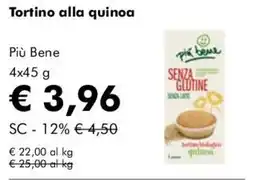 NaturaSì Tortino alla quinoa Più Bene offerta