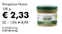 NaturaSì Biorganica Nuova Carciofi offerta