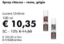 NaturaSì Spray ritocco rame, grigio Lucens Umbria offerta