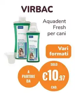 ZooPlanet Virbac Aquadent Fresh per cani offerta