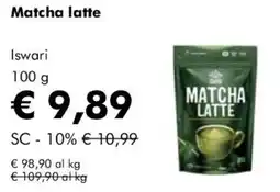NaturaSì Iswari Matcha latte offerta